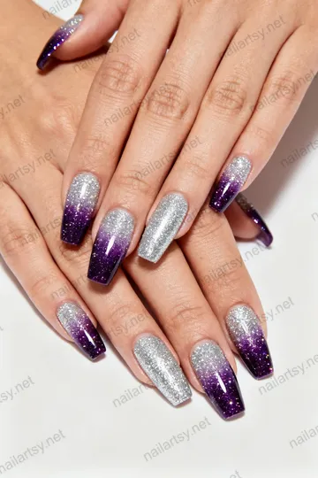 Glitter Nail Design #841 Image