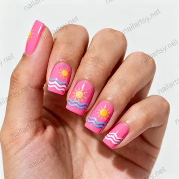 Square Nail Design #232 Image