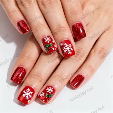 Square Nail Design #833 Image