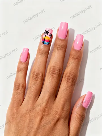 Cat Eye Nail Design #733 Image