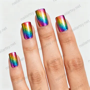 Square Nail Design #763 Image