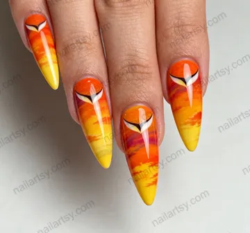 Cat Eye Nail Design #1083 Image