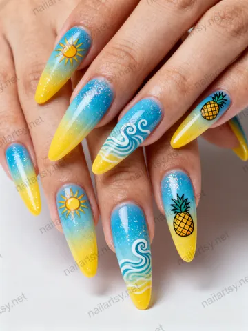 Long Nail Design #1235 Image