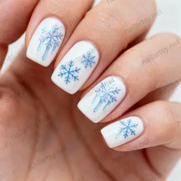 Winter Nail Design #1247 Image
