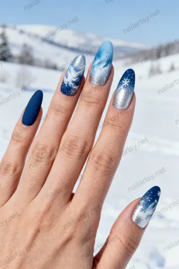Winter Nail Design #1256 Image