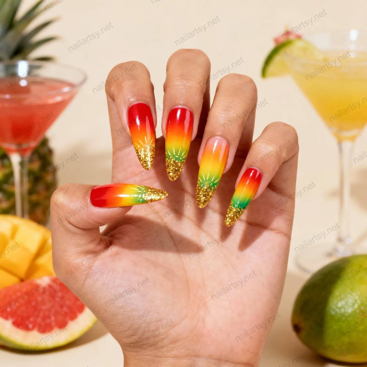 Nail art design 1233