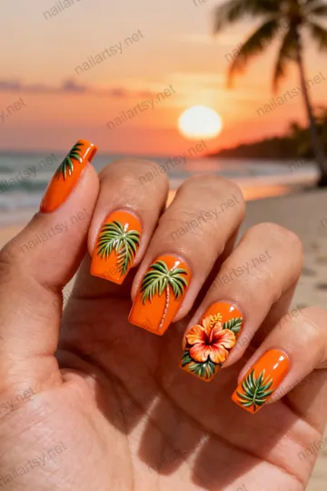 Square Nail Design #1223 Image