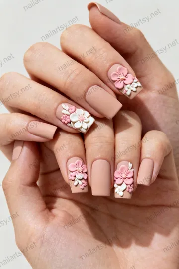 Square Nail Design #1202 Image