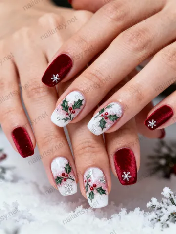Winter Nail Design #1254 Image