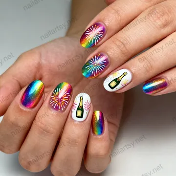 Medium Nail Design #1174 Image