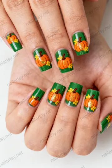 Square Nail Design #1277 Image